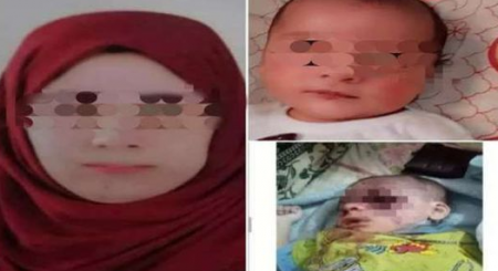 سيدة تقتل رضيعها لأنه "بيزن"